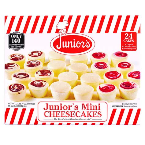 Cheesecake juniors - DIAMETER 6” 7” 8” 10” SERVINGS 6 8 12 20 REGULAR MEDIUM LARGE RESTAURANT Plain Cheesecake .....$18.95 ..... $26.00 ..... $38.95 ..... $61.95